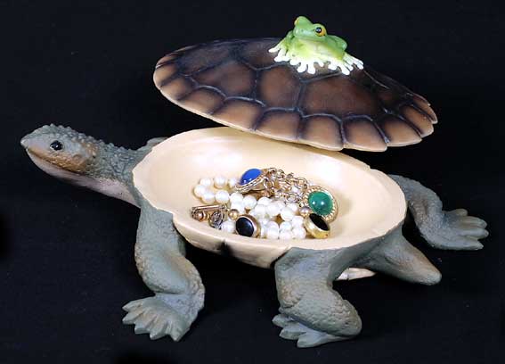 Turtle & Frog Treasure Box