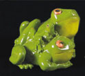 Green Tree Frog Trio