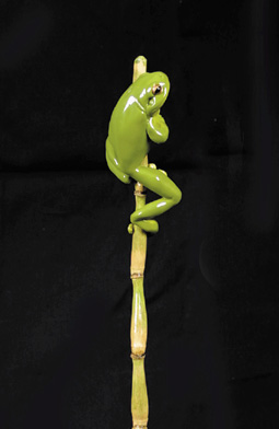 Frog on Stake