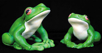 White Lipped Frogs