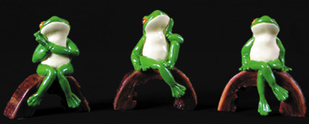 Frogs Dreaming-set of 3