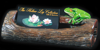 One Frog on a Log - Business Card Holder