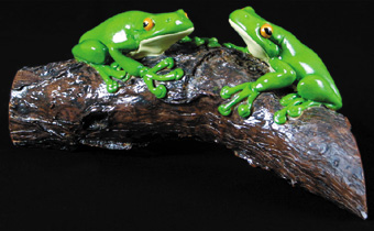 Two Frogs on a Log