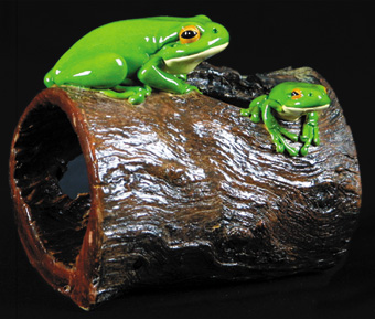 Two Frogs on a Log