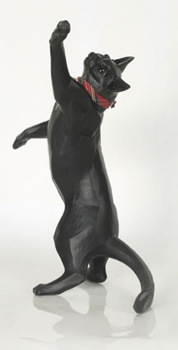 Cat on Back Feet