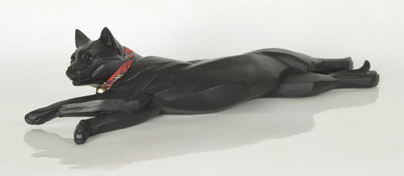 Cat Stretched