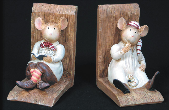Country Mice - Book Ends
