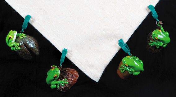 Tablecloth Weight Frogs